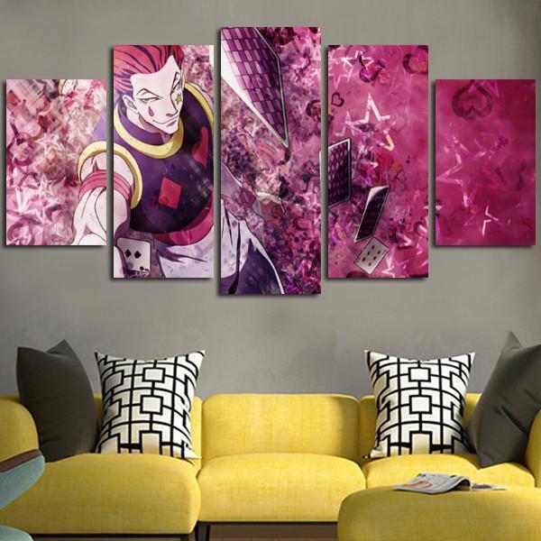 Hunter X Hunter Hisoka Anime Canvas Wall Art