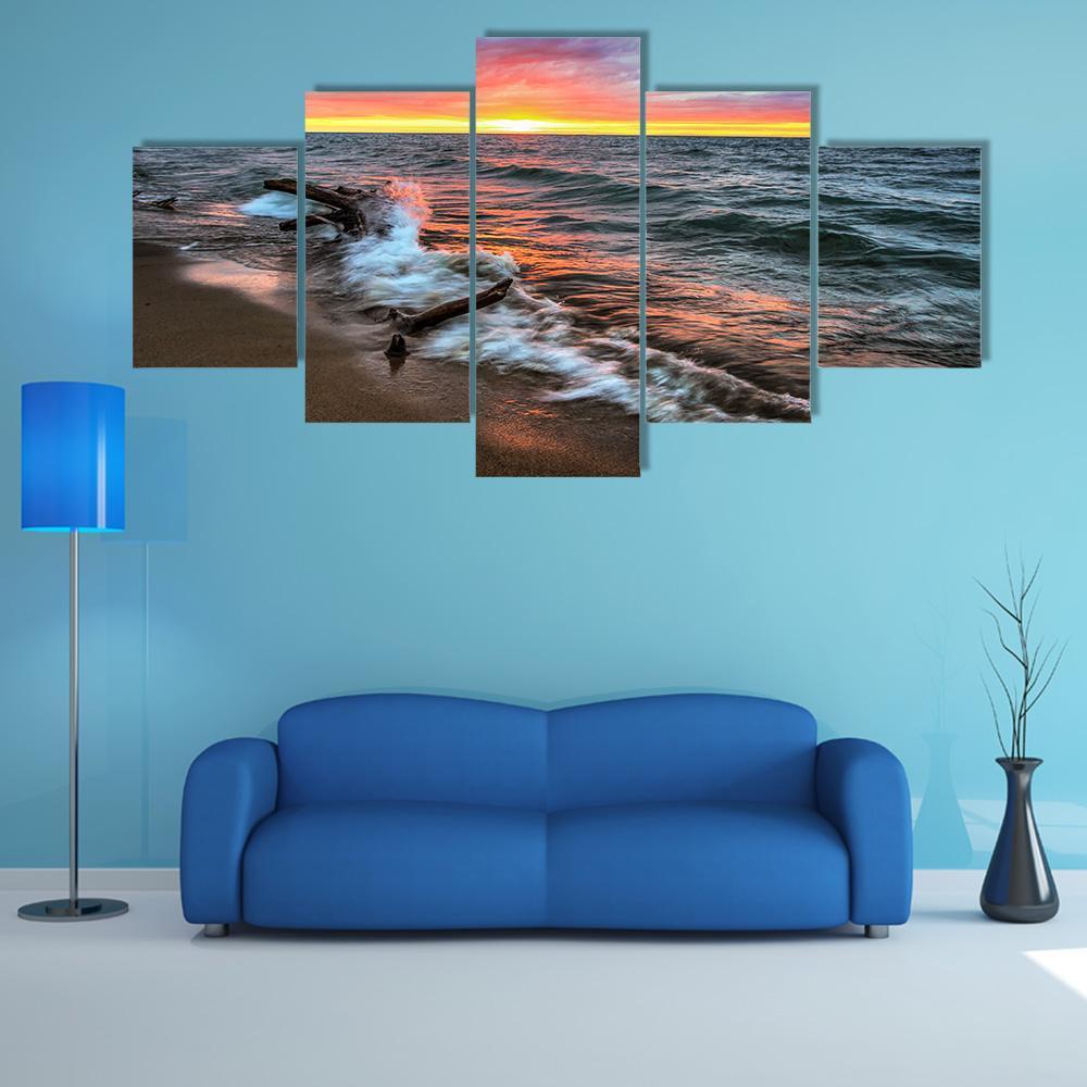 Huron Lake – Nature Canvas Wall Art