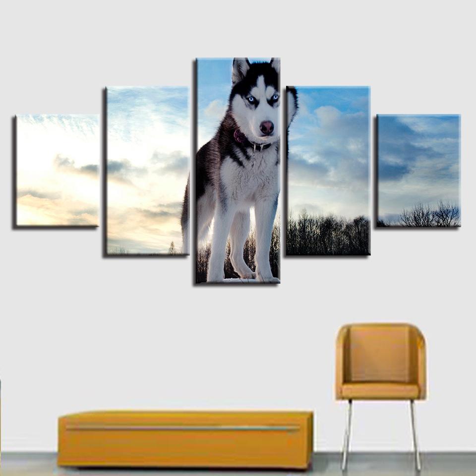 Husky – Animal Canvas Wall Art