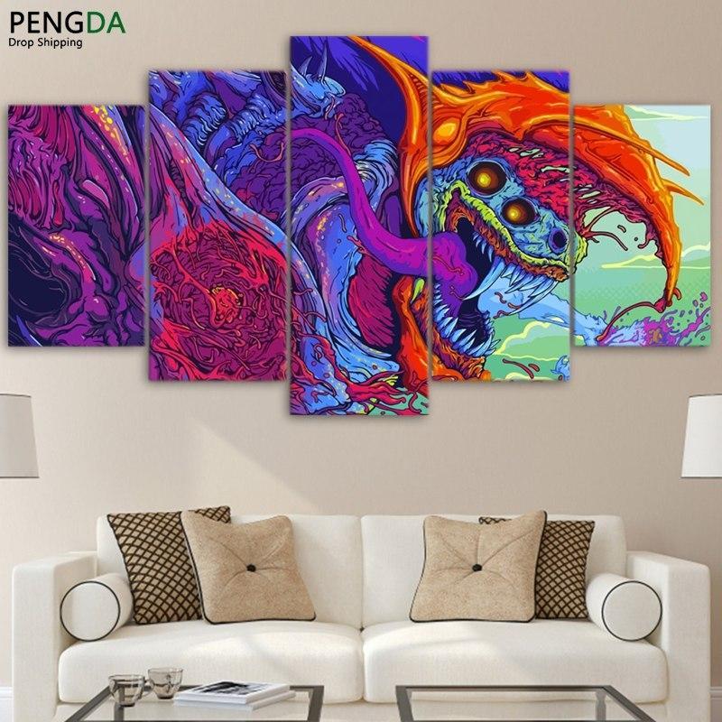 Hyper Beast Anime Canvas Wall Art