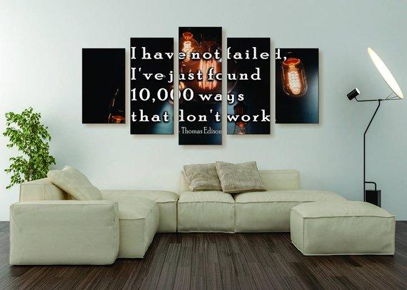 I Have Not Failed – Abstract Canvas Wall Art