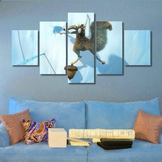 Ice Age – Animal Canvas Wall Art