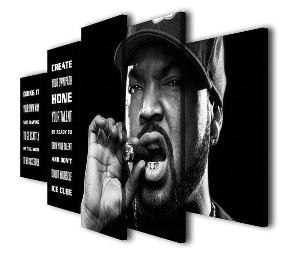 Ice Cube 01- Famous Person Canvas Wall Art