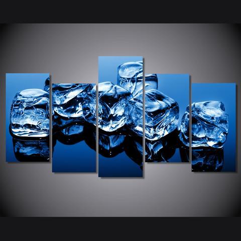 Ice Cube Blue – Nature Canvas Wall Art