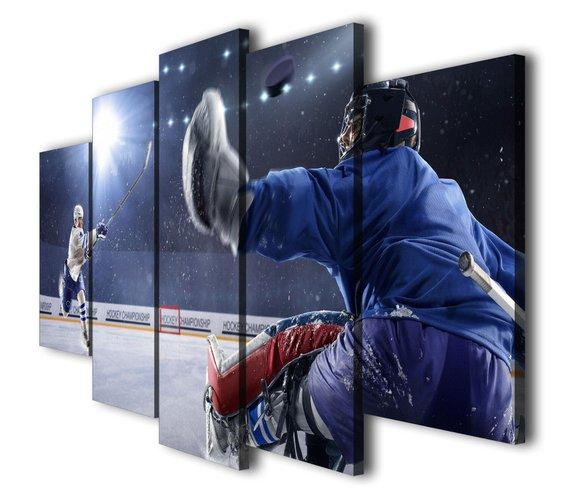Ice Hockey Landscape – Sport Canvas Wall Art