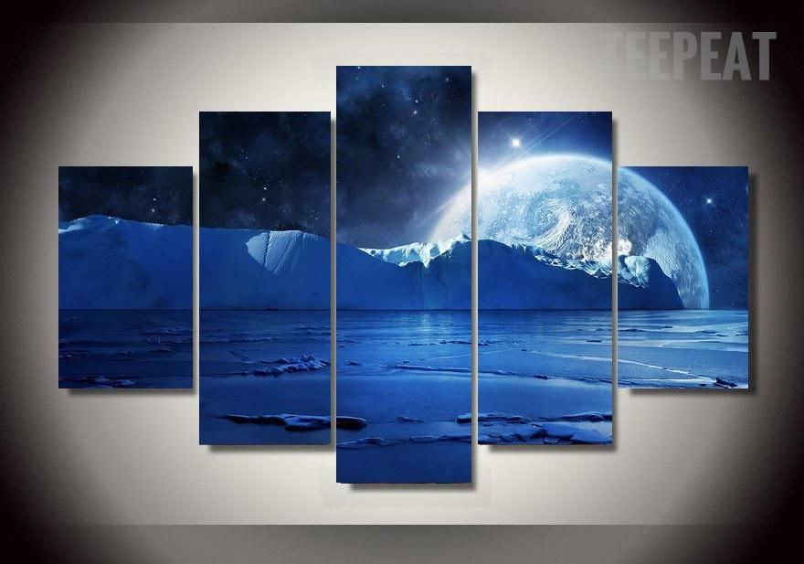 Iceberg In The Sea – Nature Canvas Wall Art