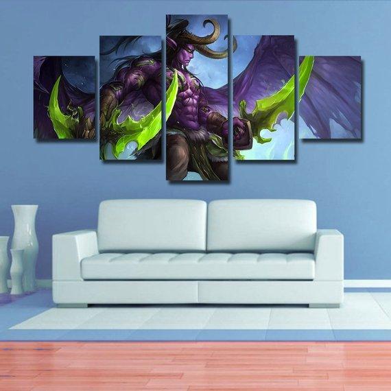 Illidan 01 – Gaming Canvas Wall Art