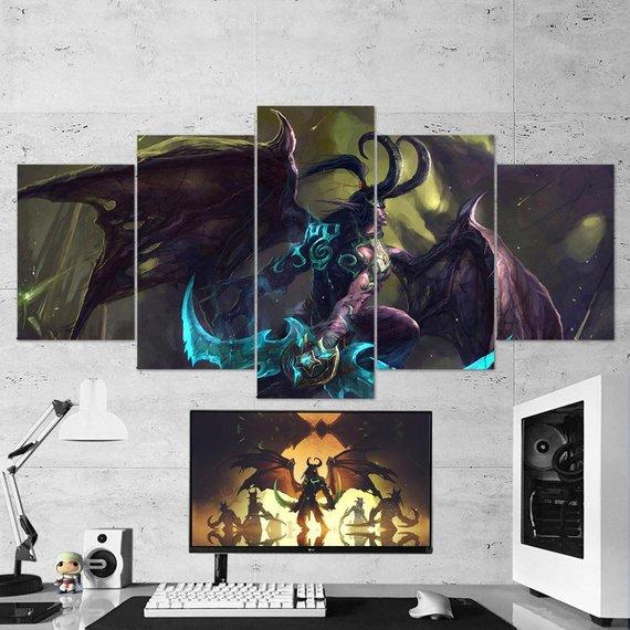Illidan Stormrage – Movie Canvas Wall Art