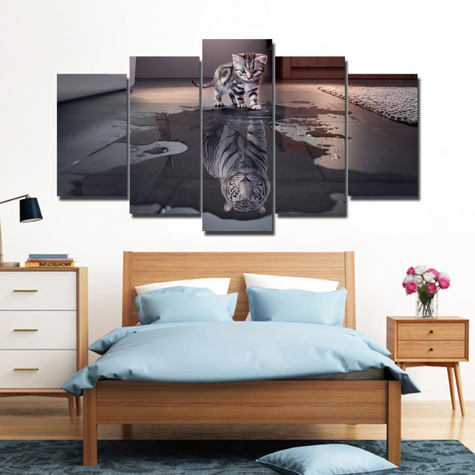 In Me The Tiger – Animal Canvas Wall Art