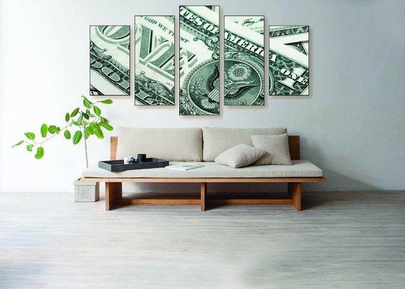 In Money We Trust – Crypto Canvas Wall Art