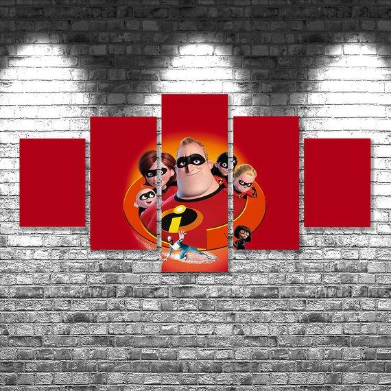 Incredibles 2 – Cartoon Canvas Wall Art