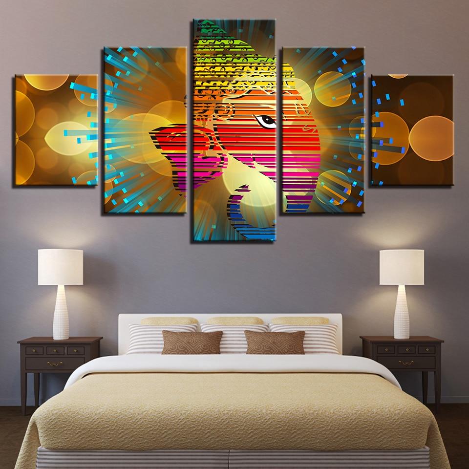 India Religion Elephant God Ganesha – Religion Canvas Wall Art