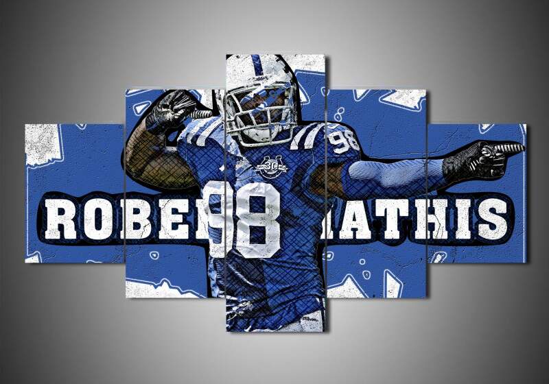 Indianapolis Colts – Robert Mathis – Sport Canvas Wall Art