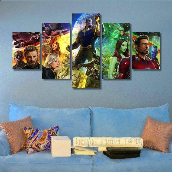 Infinity War – Dc Canvas Wall Art