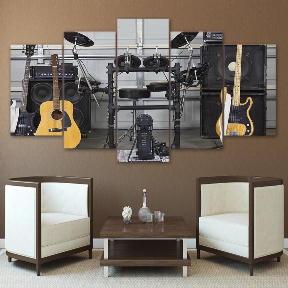 Instrument Guitar – Music Canvas Wall Art