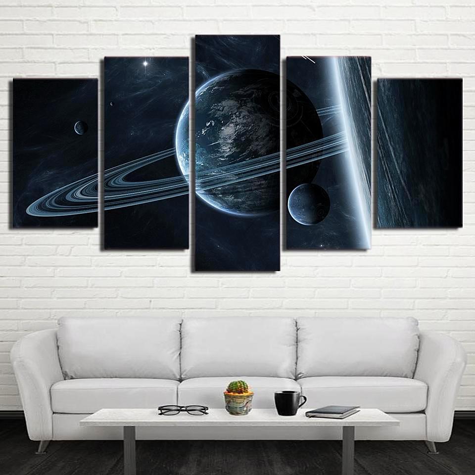 Interstellar Mystery Astronaut – Space Universe Canvas Wall Art