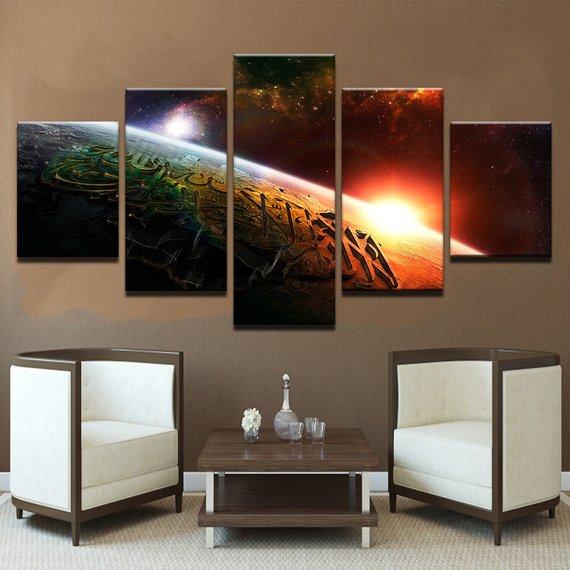 Islamic World – Abstract Canvas Wall Art