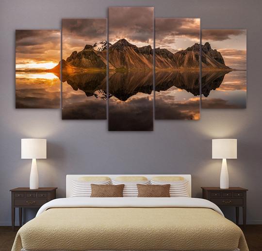 Island Reflection – Nature Canvas Wall Art
