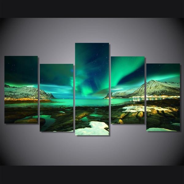 Islands Norway 01 – Nature Canvas Wall Art