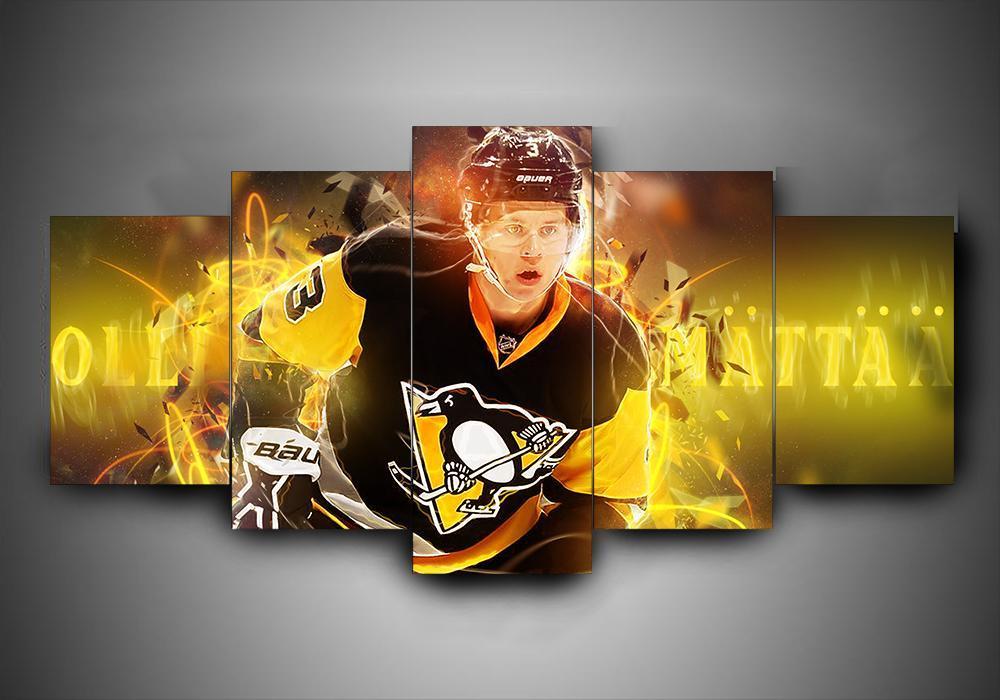 Ittsburgh Penguins – Olli M????Tt?? – Sport Canvas Wall Art