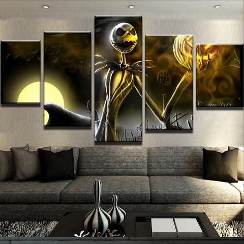 Jack Skellington – Cartoon Canvas Wall Art