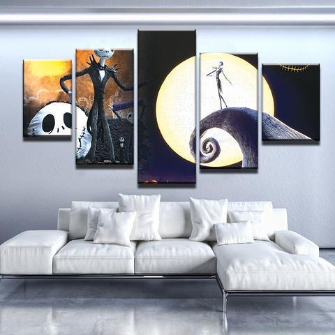 Jack Skellington Nightmare – Cartoon Canvas Wall Art