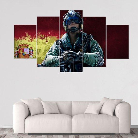 Jackal Rainbow Six Siege Gaming Canvas Wall Art