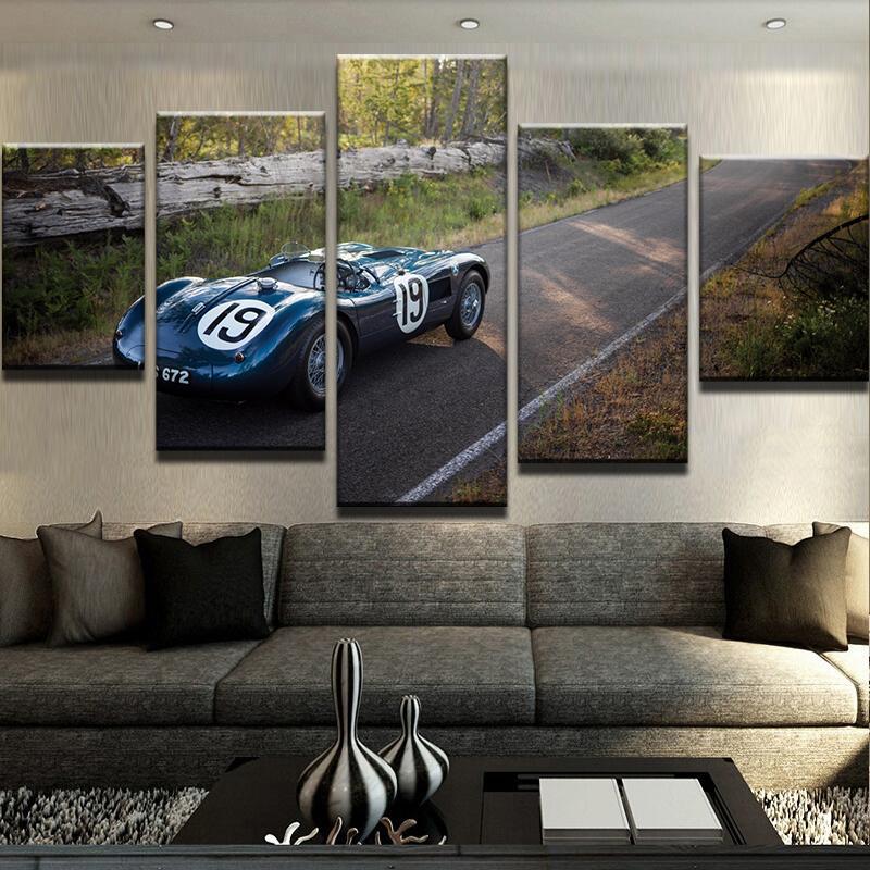 Jaguar C Type – Automative Canvas Wall Art