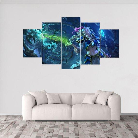 Jaina World Of Warcraft – Gaming Canvas Wall Art