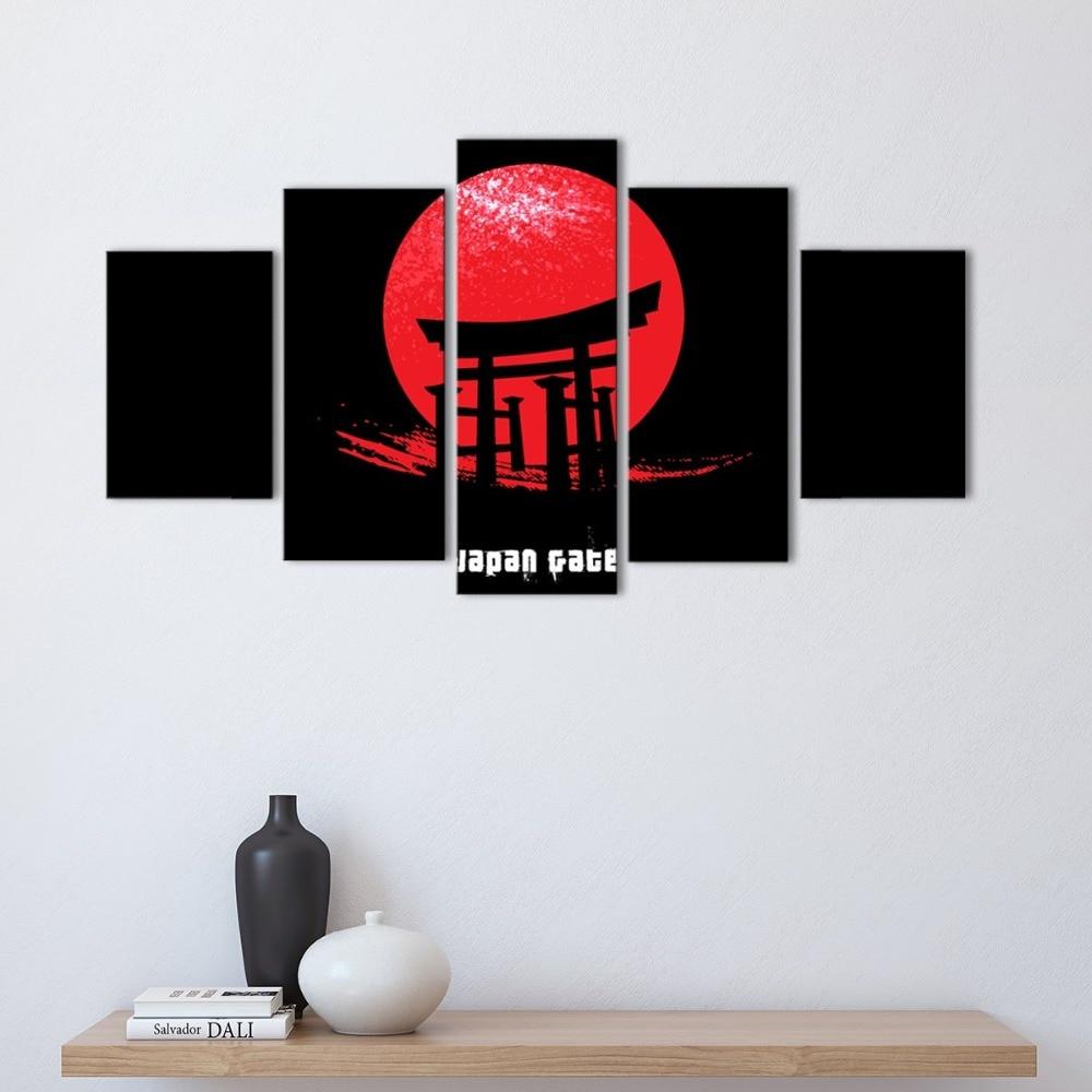 Japan Gate – Abstract Canvas Wall Art