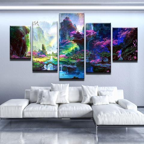 Japanese Fantasy – Abstract Canvas Wall Art