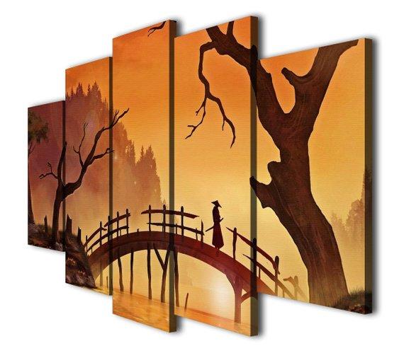 Japanese Warriors Samurai – Anime Canvas Wall Art