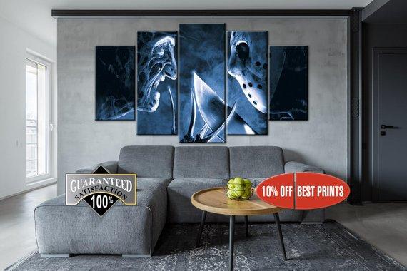 Jason Vs Freddy – Movie Canvas Wall Art