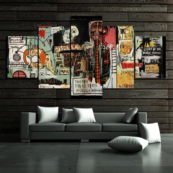 Jean Michel Basquiat Abstract – Canvas Wall Art