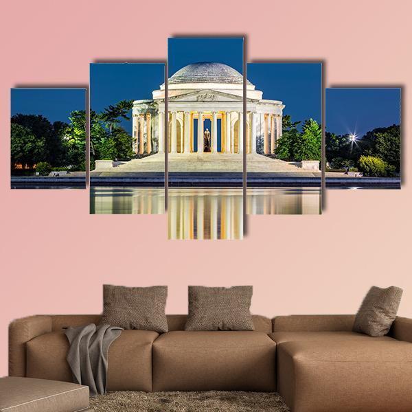 Jefferson Memorial In Washington Dc – Nature Canvas Wall Art