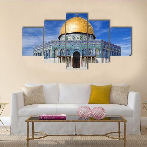 Jerusalem Blue Sky – Religion Canvas Wall Art