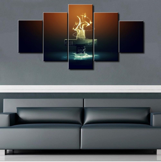 Jesus Cross – Abstract Canvas Wall Art