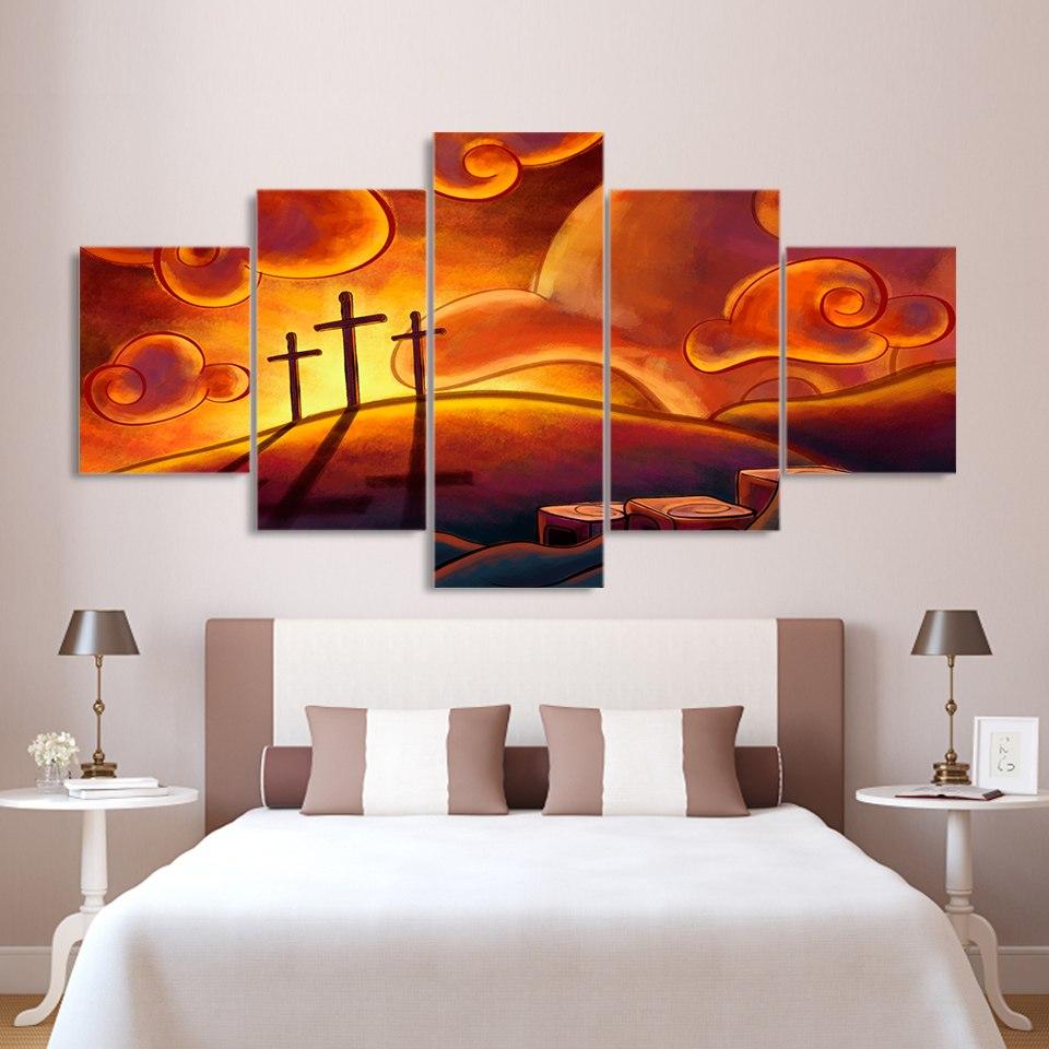 Jesus Crosses 02 – Religion Canvas Wall Art