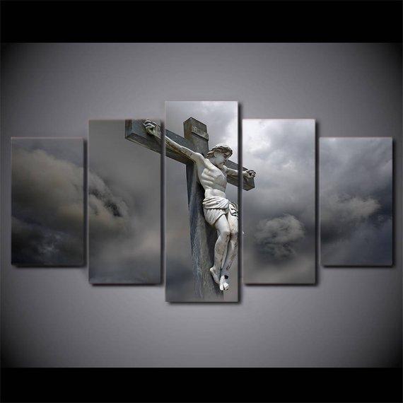Jesus In The Cross 1 – Religion Canvas Wall Art