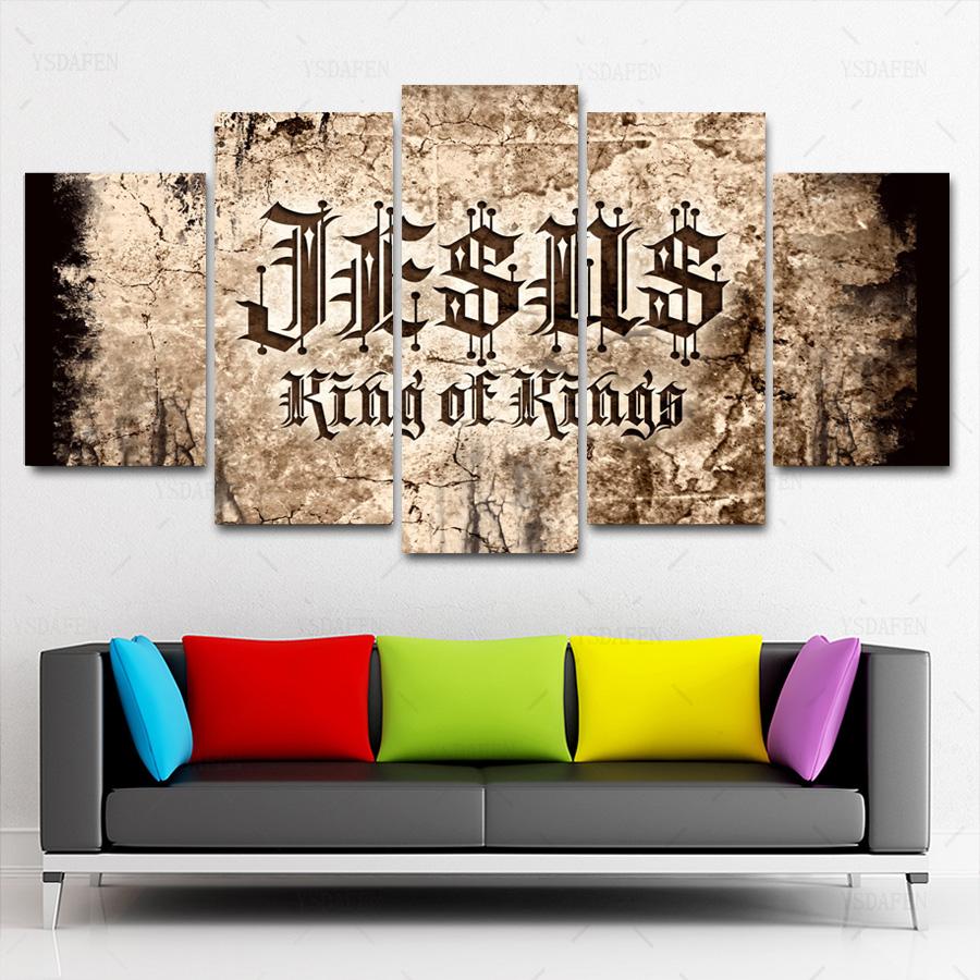 Jesus King Of Kings – Religion Canvas Wall Art