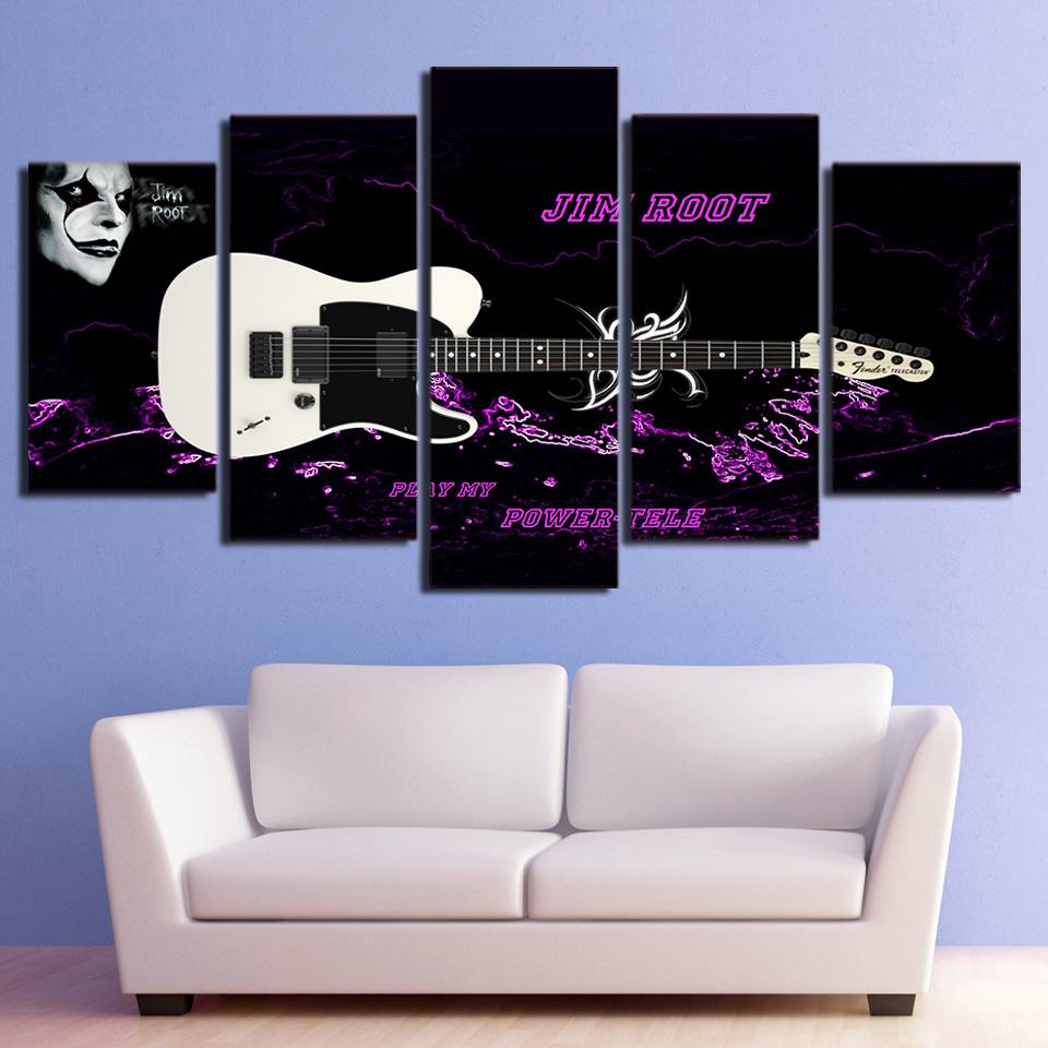 Jim Root Guitar – Music Canvas Wall Art