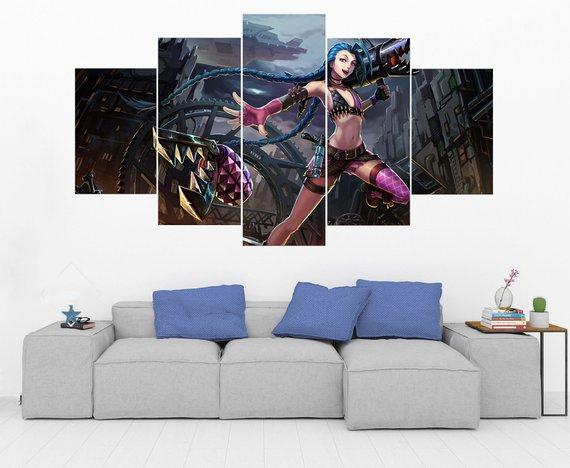 Jinx – League Of Legends – Gaming Canvas Wall Art