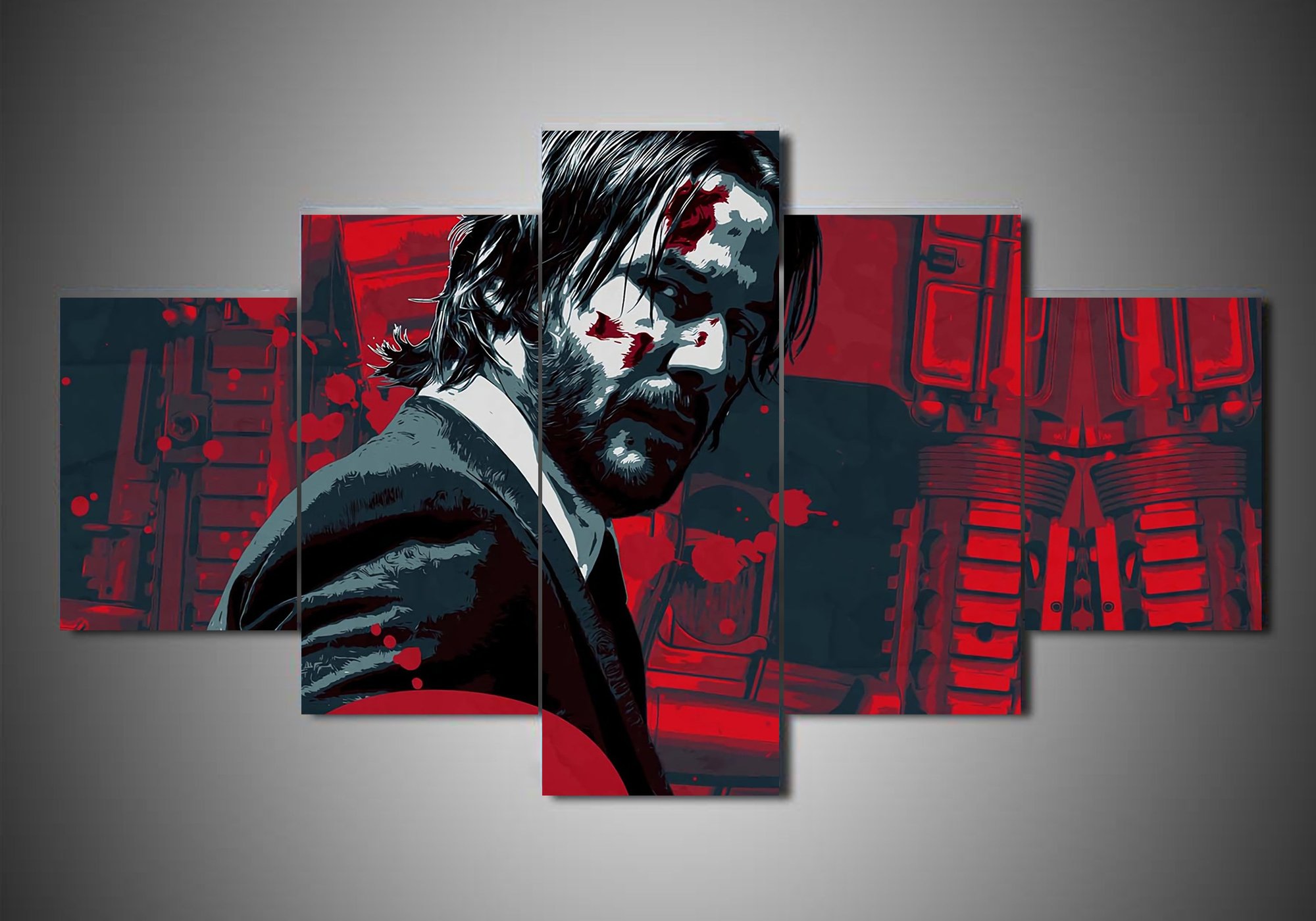 John Wick 3 Movie Canvas Wall Art