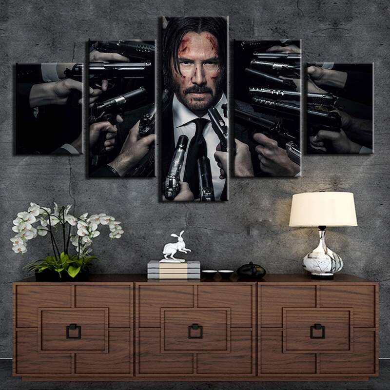 John Wick Painting Poster Movie – Canvas Wall Art
