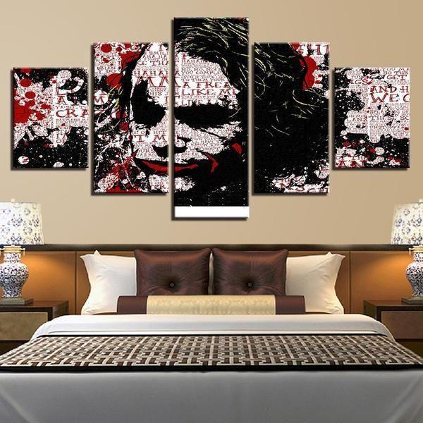 Joker – Abstract And Dc Canvas Wall Art