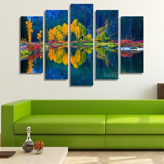 Jolanda Lake In Washington – Nature Canvas Wall Art