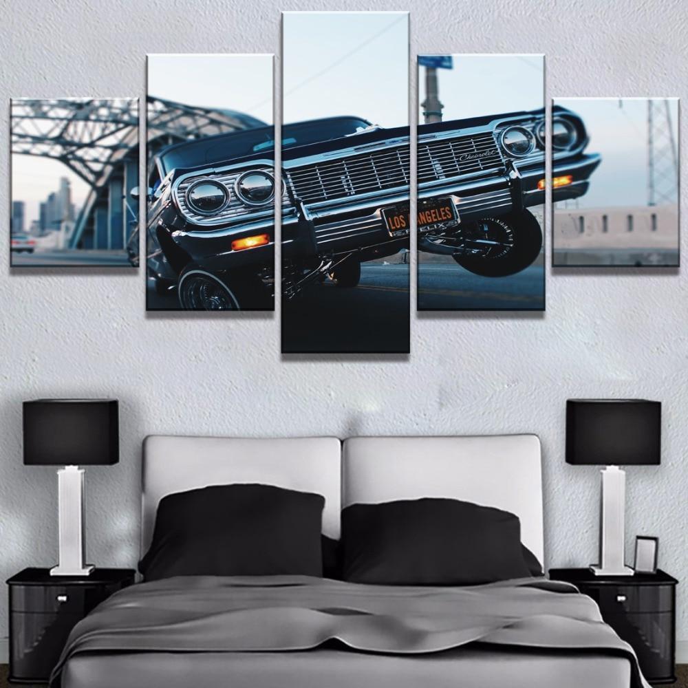 Jumping Car – Automative Canvas Wall Art