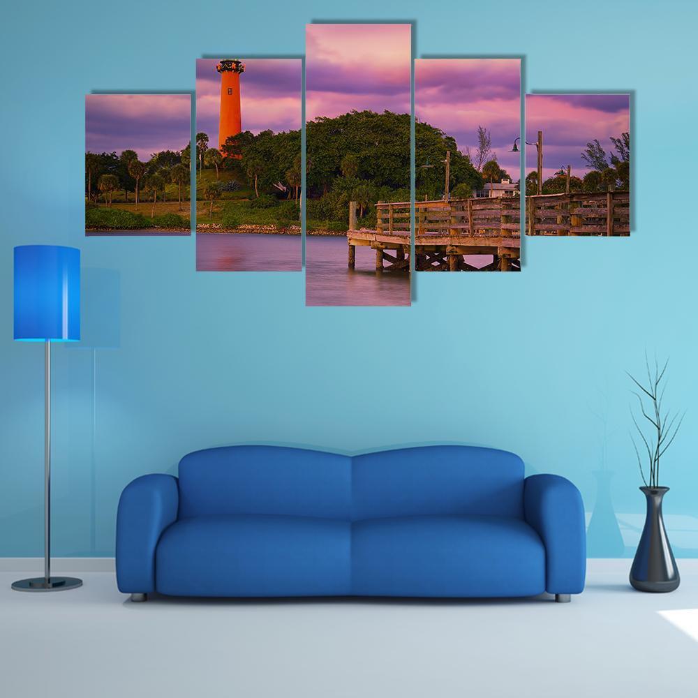 Jupiter Inlet Lighthouse – Nature Canvas Wall Art