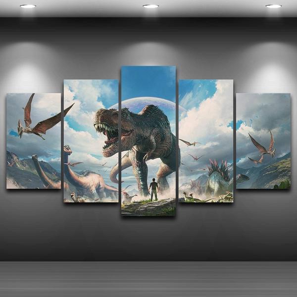 Jurassic Park Dinosaurs 1 – Movie Canvas Wall Art