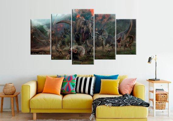Jurassic World 5 – Movie Canvas Wall Art